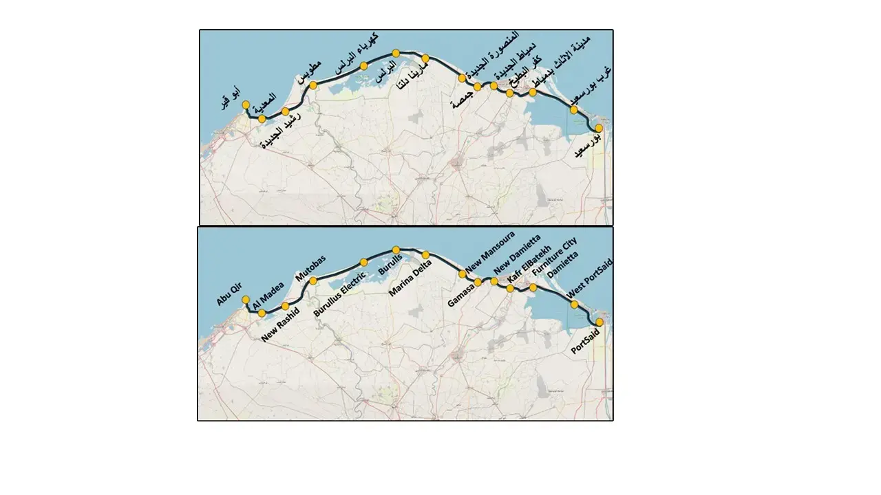 الخط-الرابع-للقطار-الكهربائي-السريع-محافظة-بورسعيد-الإسكندرية