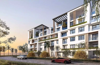 بأفضل إطلالة شقة 3 غرف في كمبوند بيوت بمدينة المنصورة الجديدة على البحر مباشرة 171م