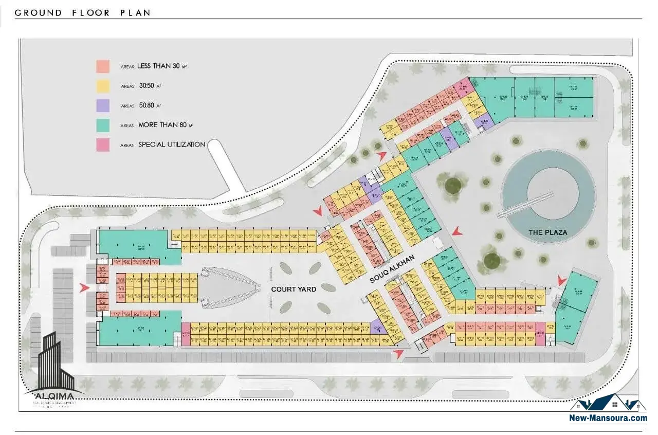 سيتي-بلازا-مول-القمة-city-plaza-mall-alqima-new-damietta-ground