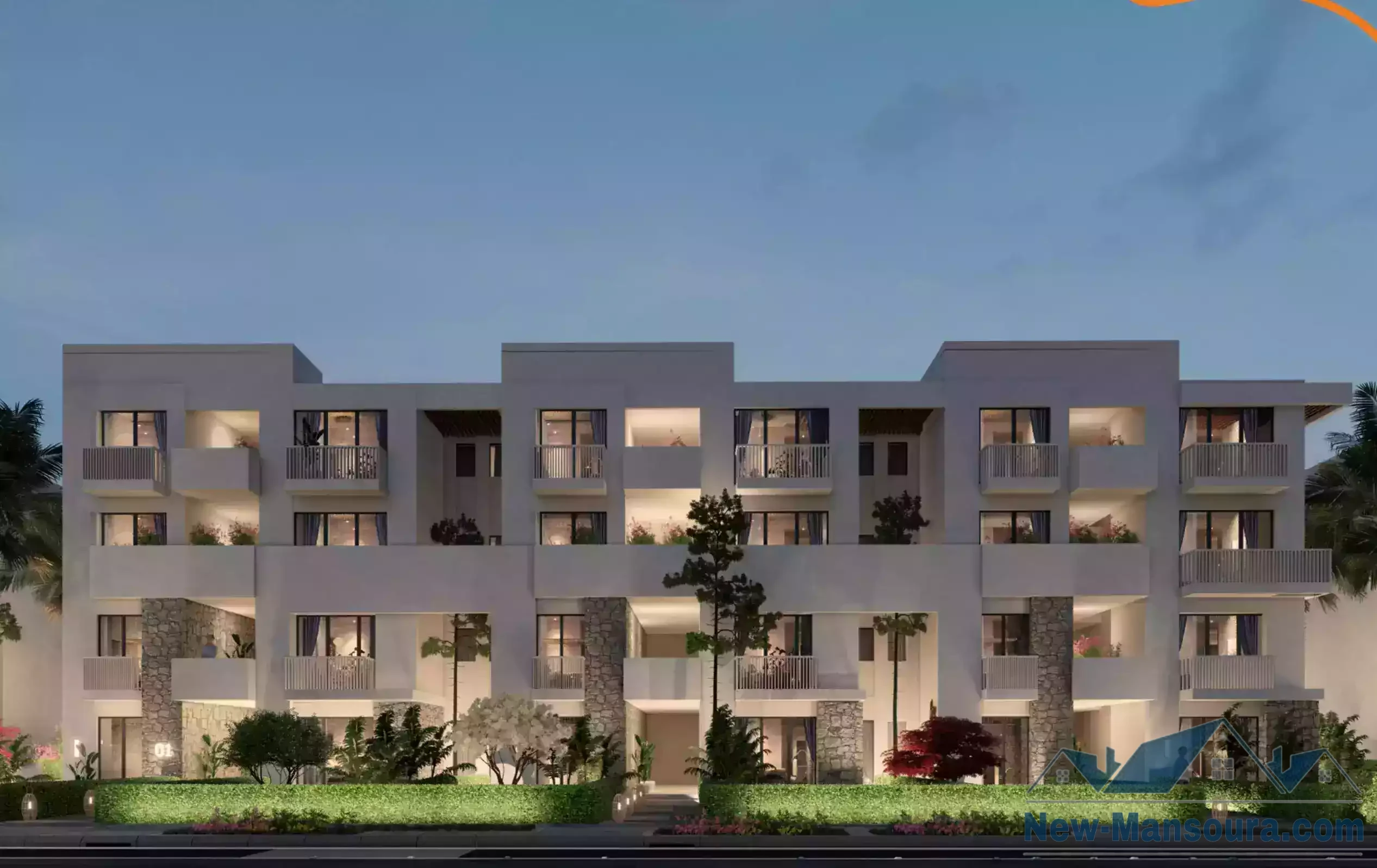 For sale, an apartment of 127 m, ultra super deluxe, ground floor with a 29 m garden, in Doray Bay, Ras El Bar