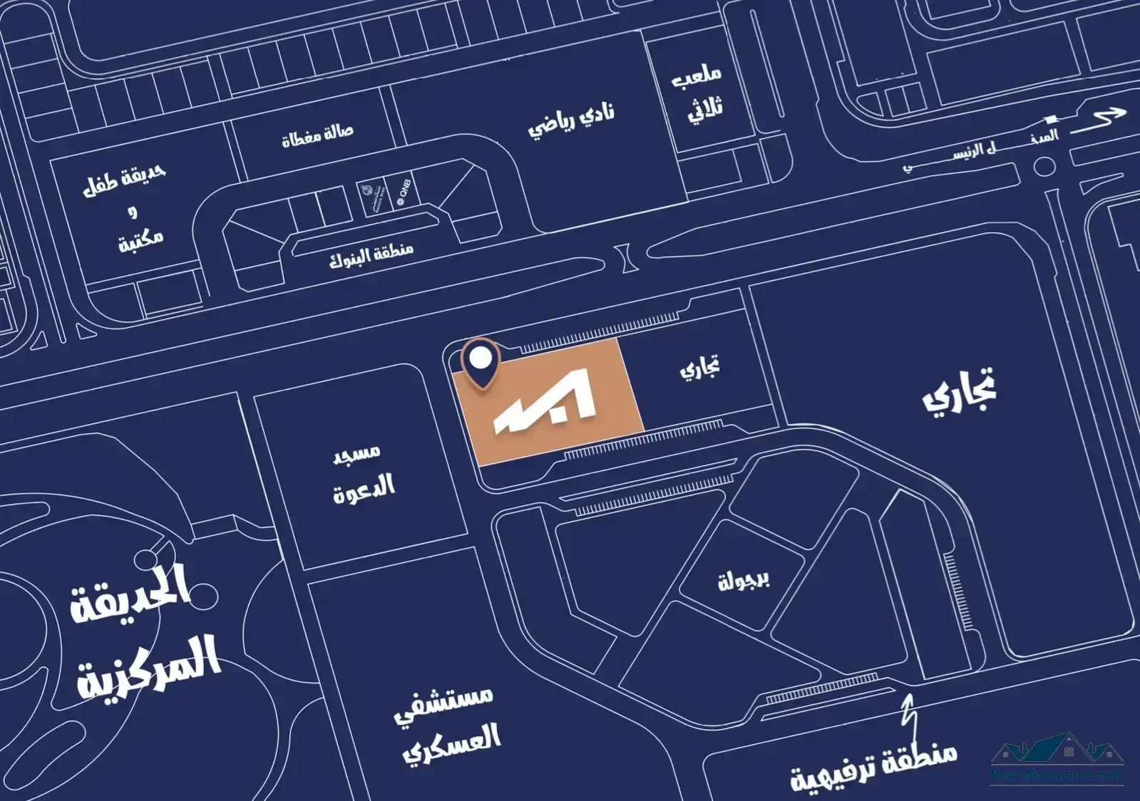 موقع إيست مول دمياط الجديدة شركة ماستر - east mall new Damietta by master location