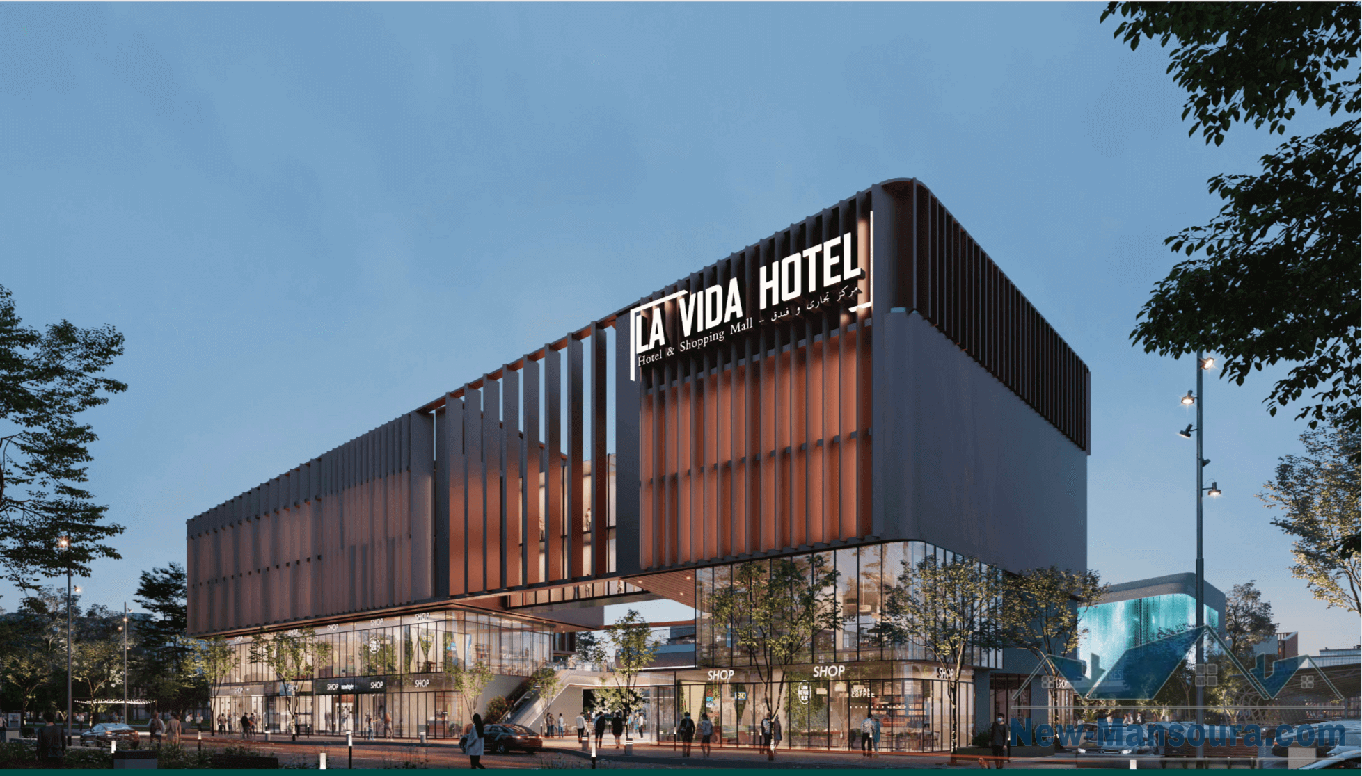 مشروع لافيدا مول تجاري فندقي بالمنصورة الجديدة - LaVida Mall New Mansoura 5