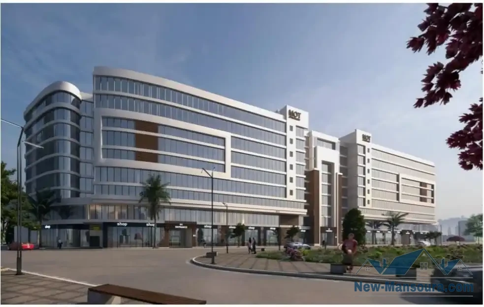 Own a commercial store in Mansoura Park Square project, the first phase of Long live Egypt, Mansoura