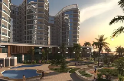 Apartment for sale with the largest area of 258 square meters in the Nile Skylark project directly on the Nile in the Happy Land in Mansoura City